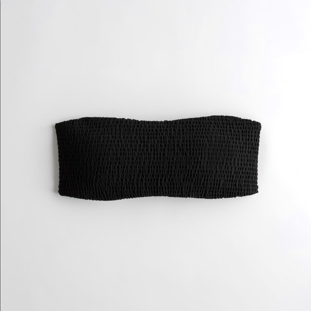 Hollister Black Smocked Bikini Set sz.M